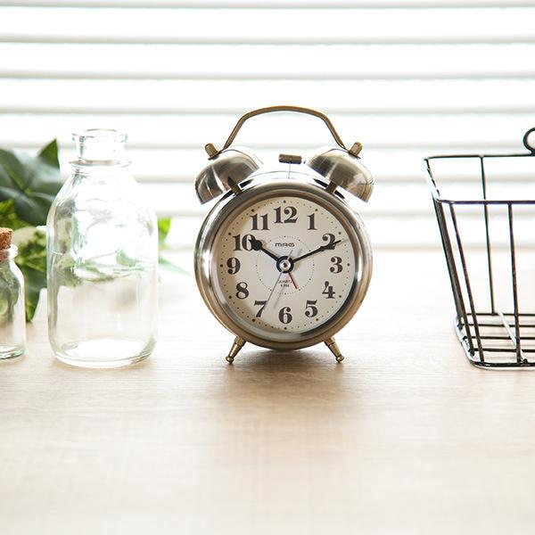 目覚まし時計 置き時計 ツインベルアラームクロック （ 目覚し時計