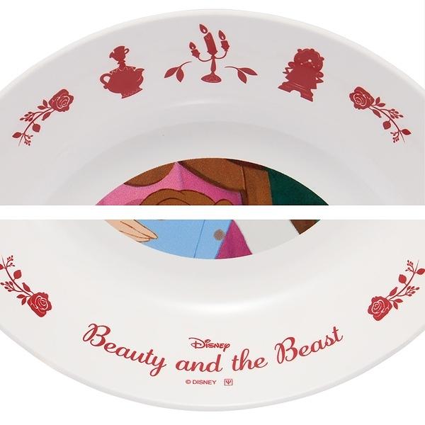 プレート 18cm 美女と野獣 皿 食器 プラスチック 日本製 キャラクター