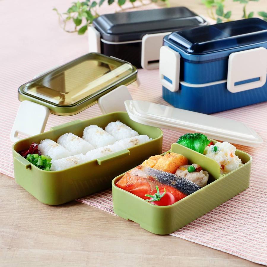 スケーター お弁当箱 2段 抗菌 600ml ふわっと レトロフレンチ スケーター お弁当箱 2段 抗菌 600ml ふわっと レトロフレンチ
