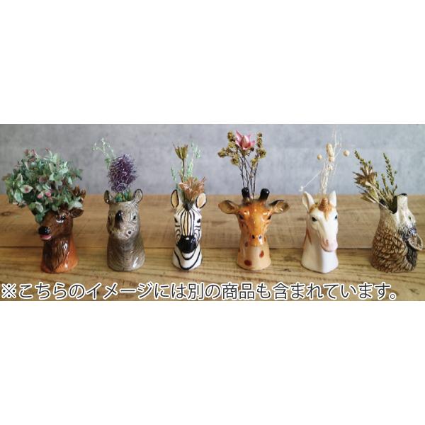 花瓶 一輪挿し フラワーベース 動物 タグ付 （ 花びん 花器 アニマル