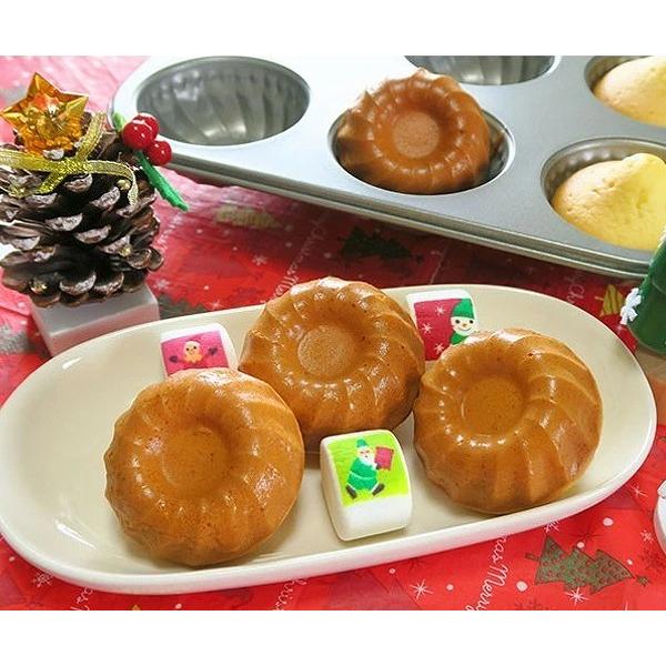 クグロフケーキ型 ミニ 6P 27cm スチール フッ素樹脂加工 富士ホーロー