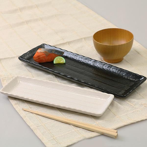 さんま皿 35cm 大 長角皿 角皿 粉引 皿 食器 和食器 陶器 （ 食洗機