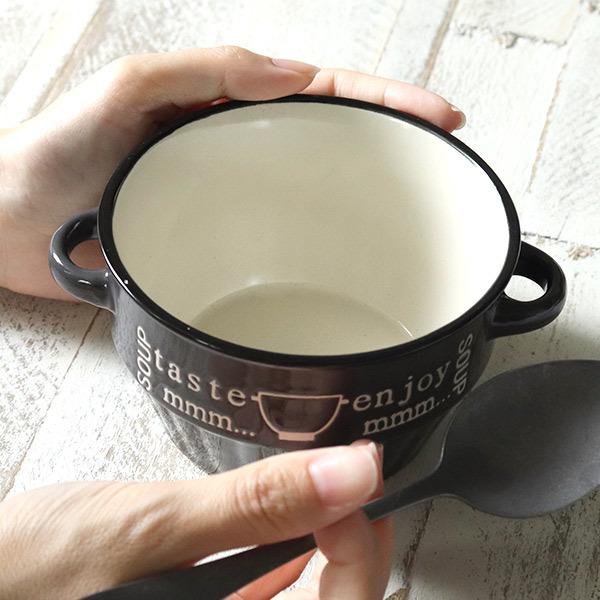 【新品未使用品】 スープカップ 3個セット スープカップ 430ml enjoy 食器 洋食器 マグカップ 陶器 同色3個セット