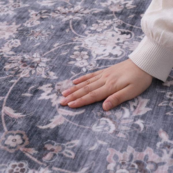 HAGiHARA（萩原） ラグ 190×240cm ラグマット アンティーク柄の転写