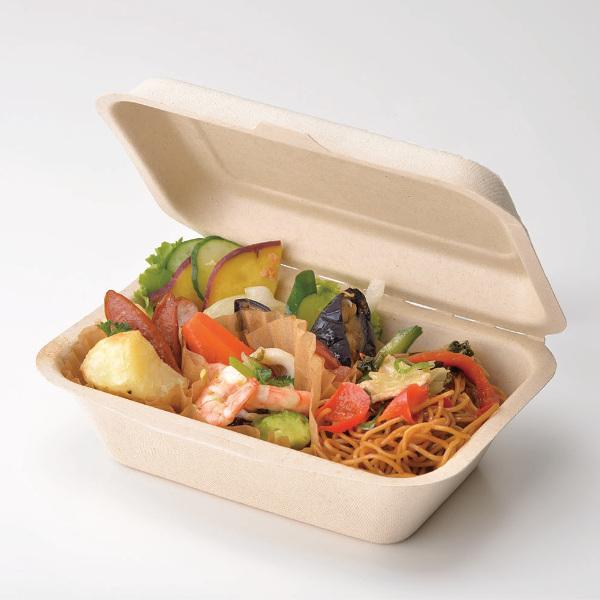 フードパック 使い捨て Mサイズ 25個入 モールドフードパック 紙製 使い捨て容器 使い捨てパック 紙容器 お弁当箱 弁当箱 ランチボックス 紙皿 容器 リビングート Paypayモール店 通販 Paypayモール