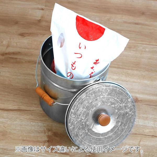 米びつ 20kg 丸型 トタン 袋のまま （ 米櫃 こめびつ 20キロ 袋