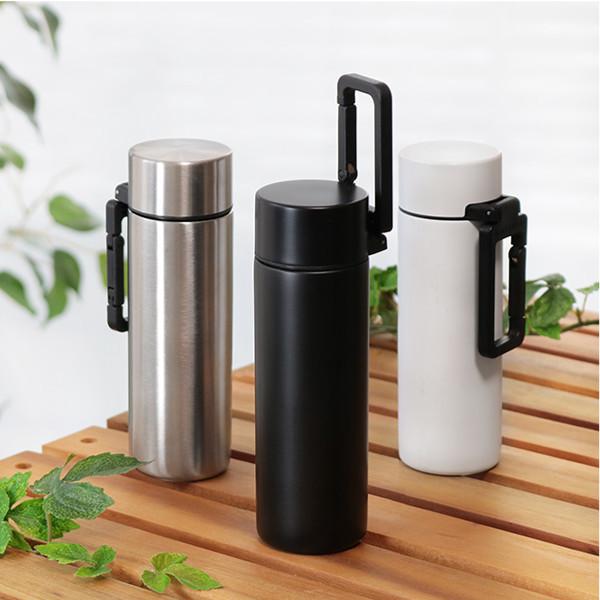 トレードワークス 水筒 130ml MOTTERU カラビナハンドル サーモボトル