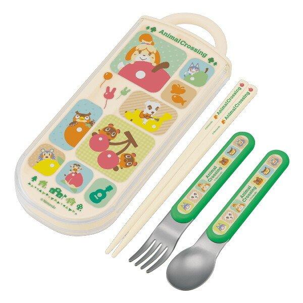 トリオセット 抗菌 箸 スプーン フォーク スライド どうぶつの森 カトラリーセット どう森 食洗機対応 カトラリー スライド式 お箸 子供 キャラクター リビングート Paypayモール店 通販 Paypayモール