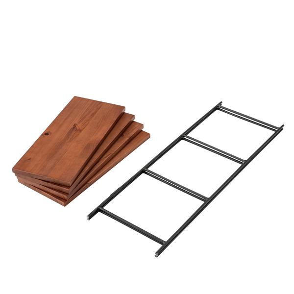 【1点もの】アジアン オープンラック 本棚 シェルフ 4段 木製 オープンシェルフ 4段 天然木棚板 エスニック調 ディスプレイラック 幅