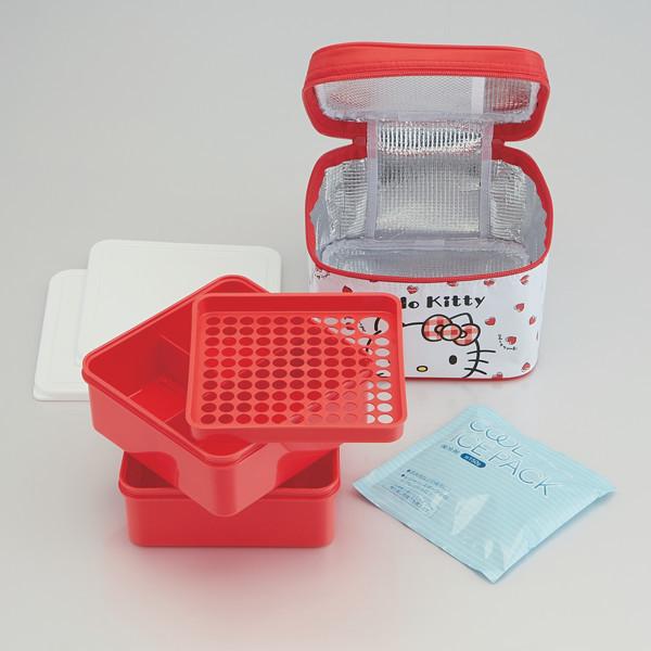 スケーター 弁当箱 運動会 行楽ランチセット ハローキティ Red スケーター 弁当箱 運動会 行楽ランチセット ハローキティ Red
