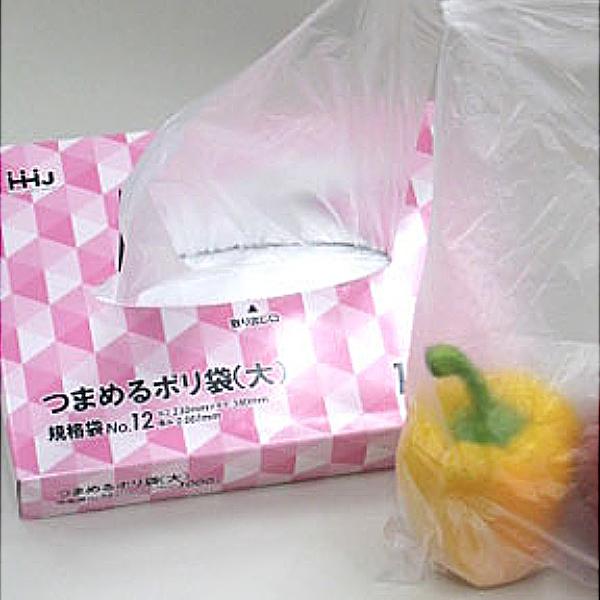 ゴミ袋 規格袋 12号 食品検査適合 厚さ0.007mm 1000枚入り 半透明