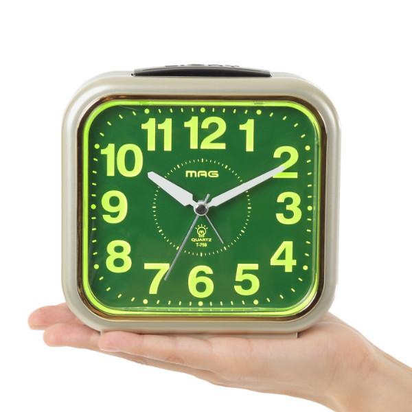 目覚まし時計 コレクトライト 置き時計 ライト付き 文字板 シンプル （ 時計 置時計 見やすい ）｜livingut｜06
