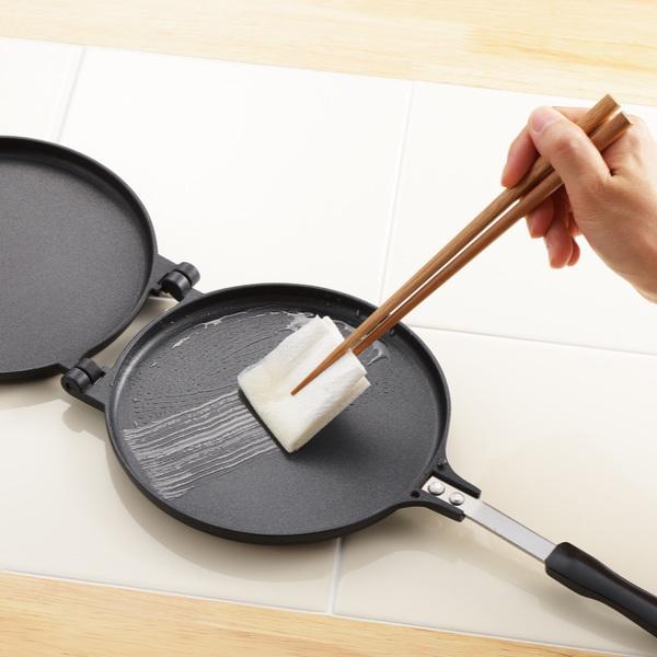 ヨシカワ サンドパン ガス火専用 あつあつマルチサンドパン 丸型 直径