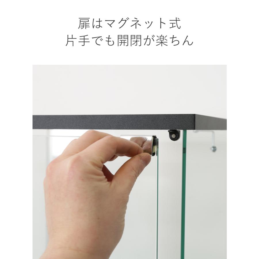 不二貿易 コレクションケース 4段 幅42.5cm 4面ガラス ショー 不二貿易 コレクションケース 4段 幅42.5cm 4面ガラス ショー