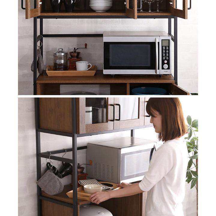 ホームテイスト 食器棚 幅93.5cm カップボード ヴィンテージ調 ホームテイスト 食器棚 幅93.5cm カップボード ヴィンテージ調