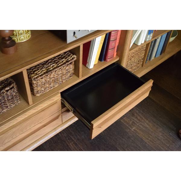 東谷 チェスト 2段 オープン棚 北欧風 天然木 TIMO 幅100cm （ 収納