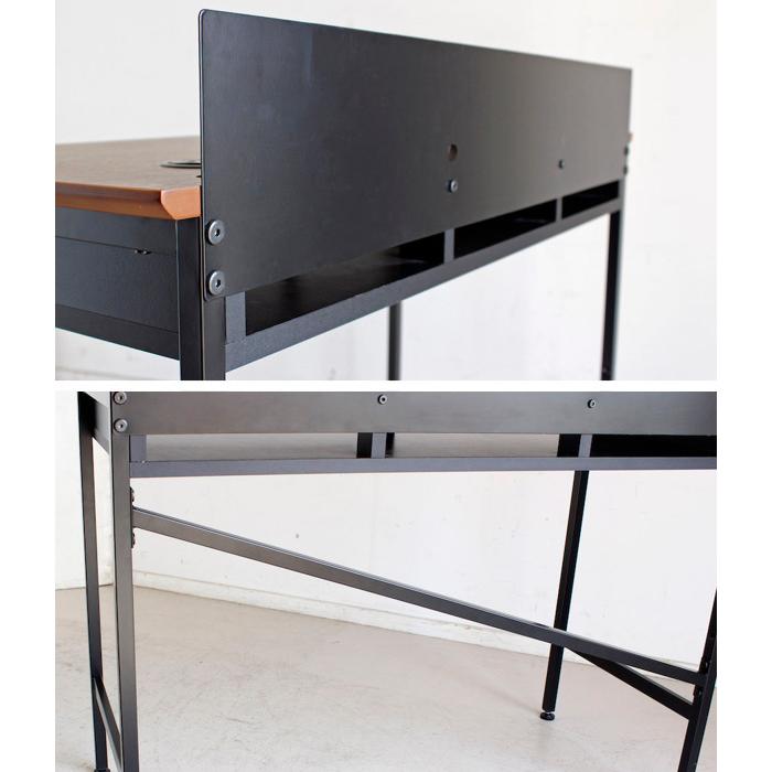 東馬（Tohma） ワークデスク 机 ヴィンテージ調 ウォールナット突板