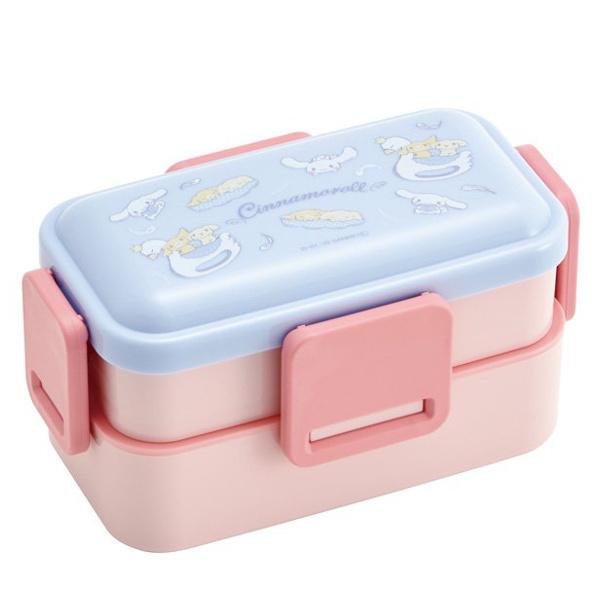 シナモンロール 水色 二段式お弁当箱 サンリオ 昭和平成レトロ レア