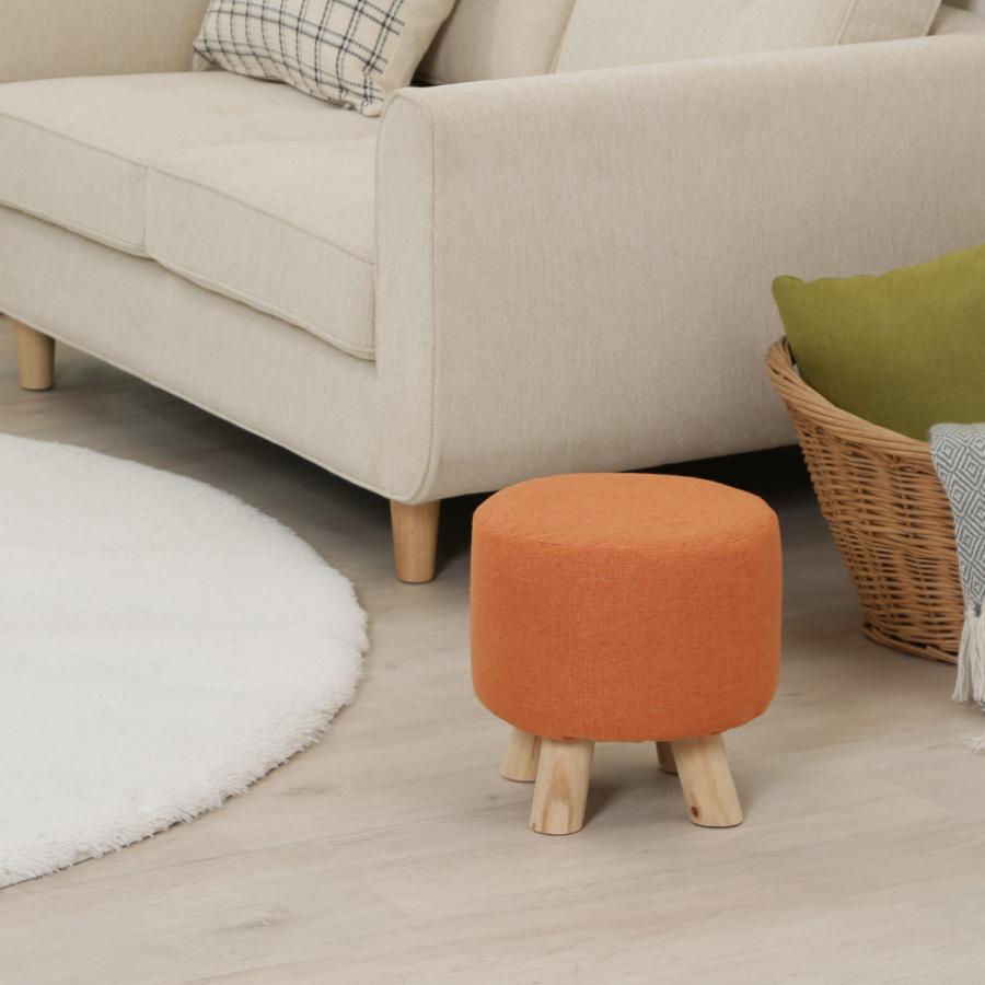 不二貿易（Fuji Boeki） スツール 木製 円型 幅28cm ミニスツール