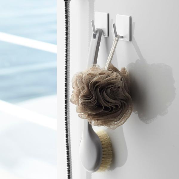 山崎実業 mist マグネットバスルームフック ミスト 2個組