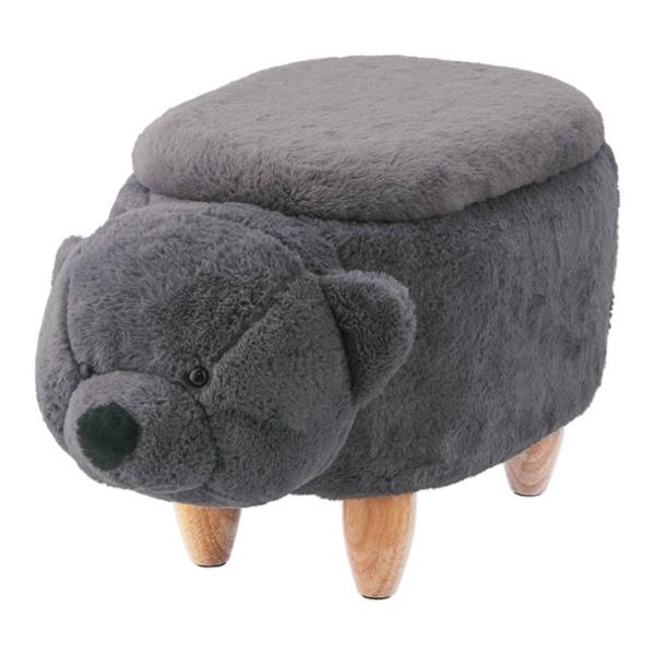 不二貿易（Fuji Boeki） アニマルスツール クマ 収納 スツール 動物