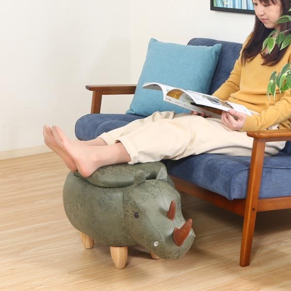 不二貿易（Fuji Boeki） アニマルスツール サイ 収納 スツール 動物