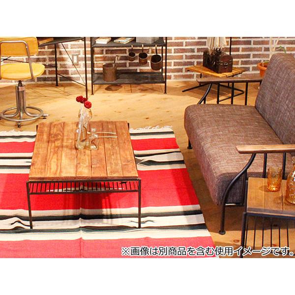 センターテーブル 93×93cm 収納付き