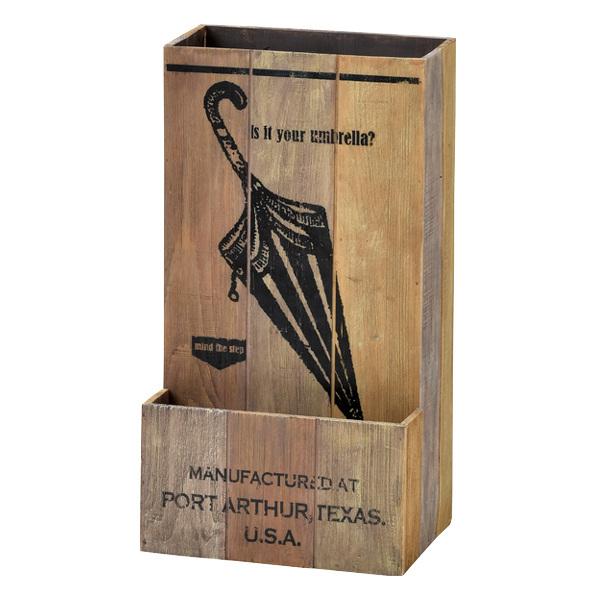 傘立て 屋外兼用 ウッド調 Vintage Box （ アンブレラスタンド 傘たて