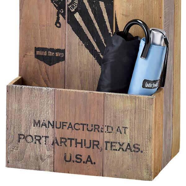 傘立て 屋外兼用 ウッド調 Vintage Box （ アンブレラスタンド 傘たて