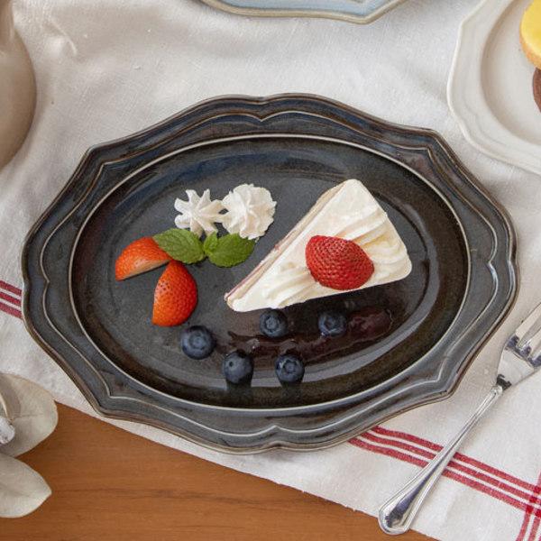 プレート 24cm 楕円皿 Vanves ヴァンヴ 皿 食器 洋食器 磁器 日本製