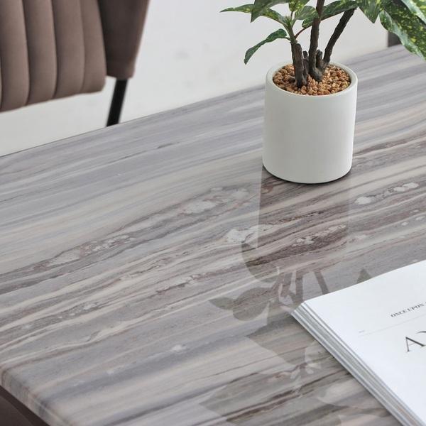 センターテーブル 幅125cm 大理石 マーブル リビング テーブル ロー