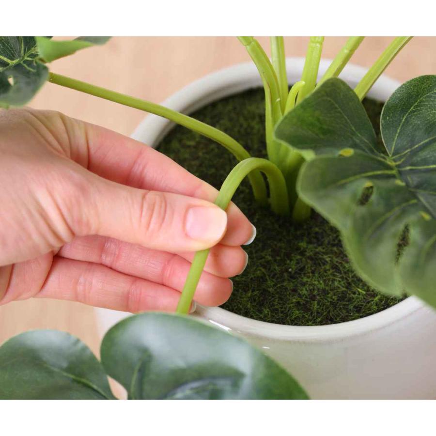 人工観葉植物 ポット モンステラ フェイクグリーン 光触媒 造花 人工観葉植物 ポット モンステラ フェイクグリーン 光触媒 造花