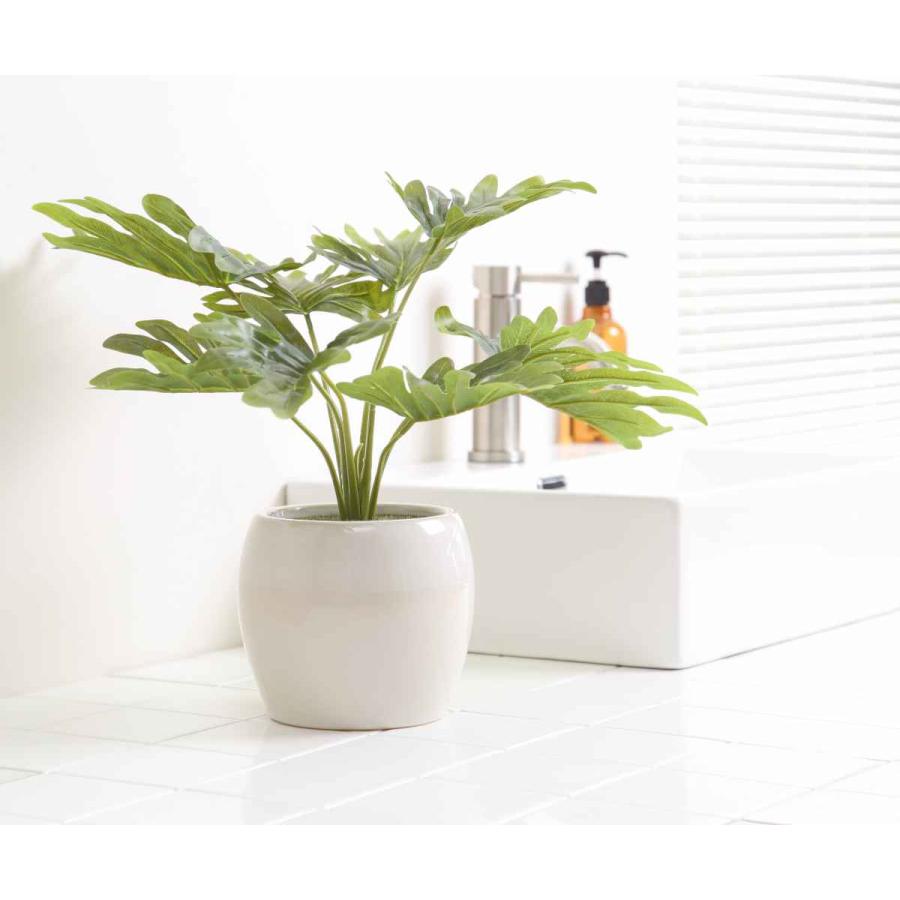 人工観葉植物 ポット フィロデンドロン フェイクグリーン 光触媒 造花