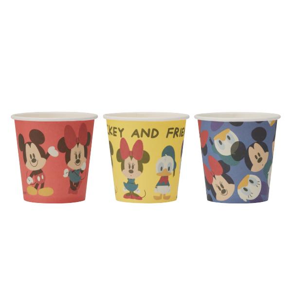紙コップ 100ml ミッキーマウス 18個入 柄アソート ミッキー 使い捨て紙コップ コップ カップ 使い捨て うがい 試飲 キャラクター リビングート ヤフー店 通販 Yahoo ショッピング