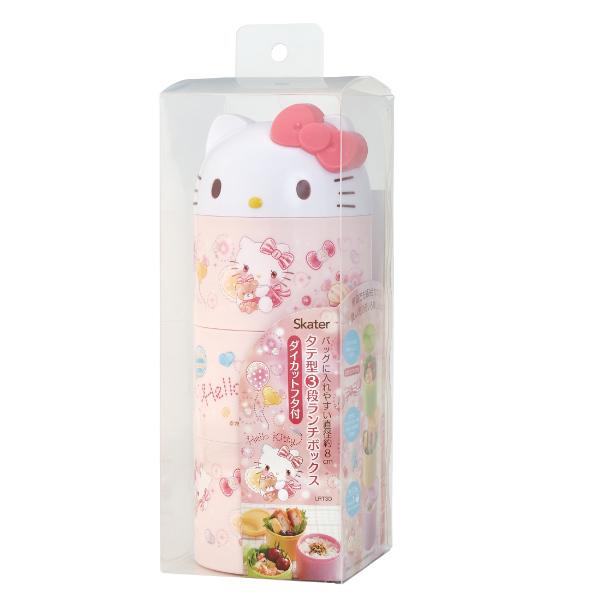 スケーター お弁当箱 3段 ボトル型 480ml ハローキティ きらきらドール