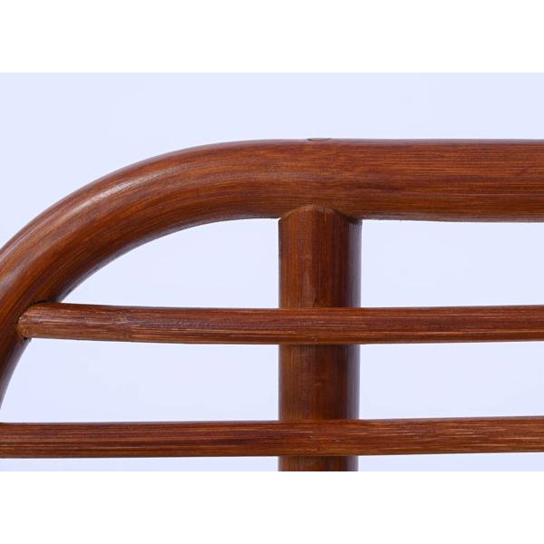 籐 ローソファ 3人掛け クッション付 ラタン家具 幅140cm 籐 ローソファ 3人掛け クッション付 ラタン家具 幅140cm