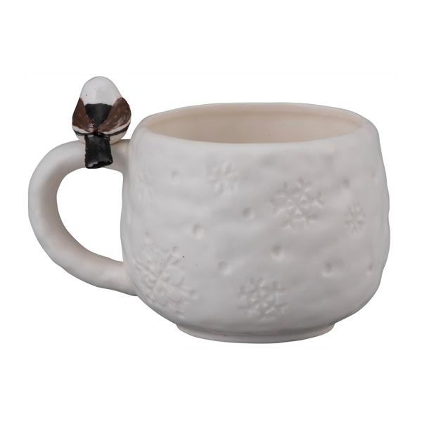 大きめのマグカップとフィギュア フィギュア付きマグ WHITE ZOO シロクマ マグカップ 食器 白