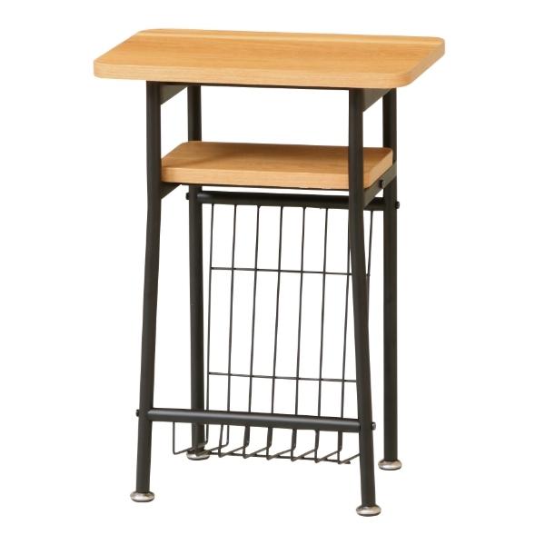 弘益 サイドテーブル 高さ56cm ミルド ソファサイド ベッドサイド