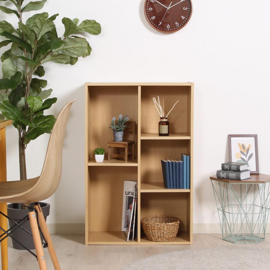 不二貿易（Fuji Boeki） カラーボックス 幅59cm 本棚 CDラック