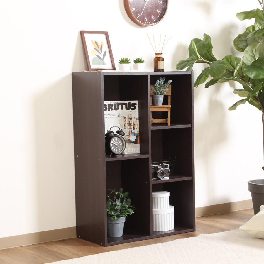 不二貿易（Fuji Boeki） カラーボックス 幅59cm 本棚 CDラック