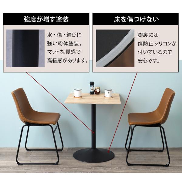 HAGiHARA テーブル 幅60cm 正方形 木目調 カフェテーブル HAGiHARA テーブル 幅60cm 正方形 木目調 カフェテーブル