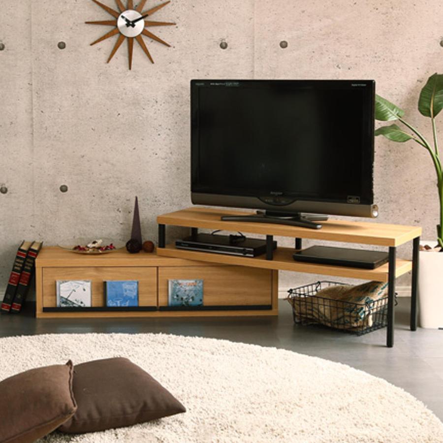 ホームテイスト テレビ台 伸縮 ローボード ヴィンテージ調 ホームテイスト テレビ台 伸縮 ローボード ヴィンテージ調