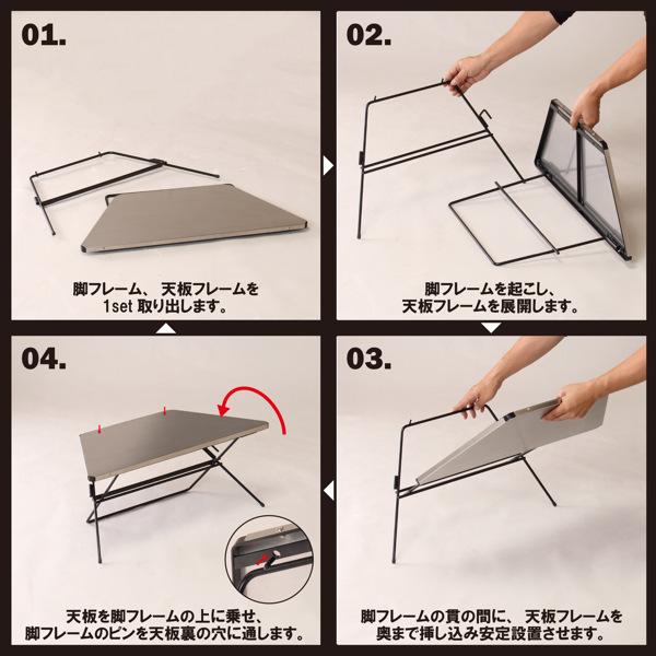弘益 アウトドア テーブル ステンレストップ 3台 アーチテーブル 弘益 アウトドア テーブル ステンレストップ 3台 アーチテーブル