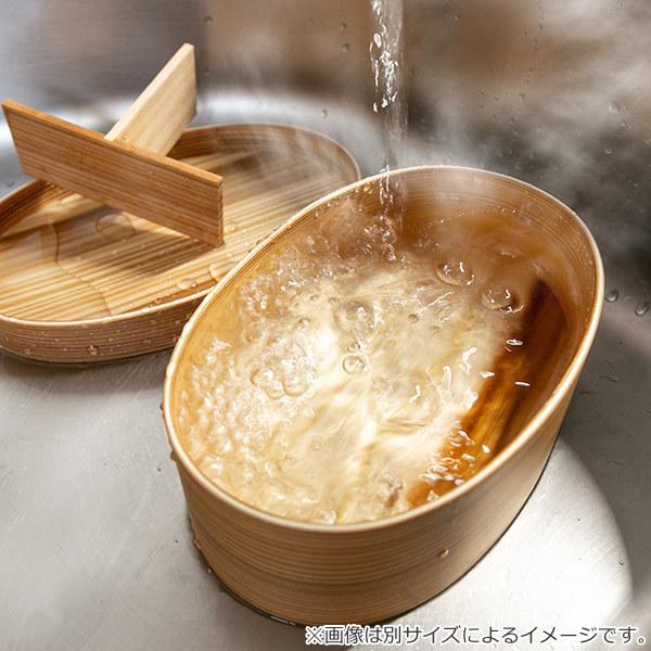 弁当箱 曲げわっぱ 食洗機対応 400ml 1段 ランチボックス （ お弁当箱 女子 大人 木製 漆塗り ウレタン塗装 わっぱ弁当 弁当 お弁当 小判型 ）｜livingut｜11