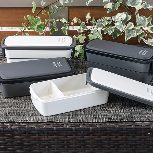 アスベル（ASVEL） お弁当箱 2段 800ml 抗菌 ランタス 箸 バッグ付き