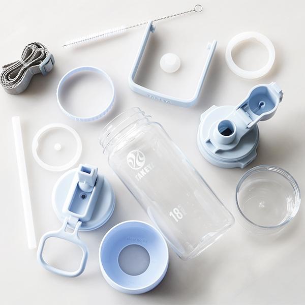 水筒 キッズ 520ml プラスチック 2way ストロー コップ タケヤフラスク