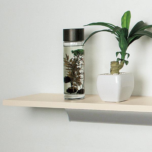 シェルフ 幅90cm 木製 ラック ロングウッドシェルフ （ 90cm ウォール