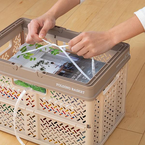 天馬 収納ボックス 幅39×奥行27×高さ26cm 折りたたみ カゴ 天馬 収納ボックス 幅39×奥行27×高さ26cm 折りたたみ カゴ