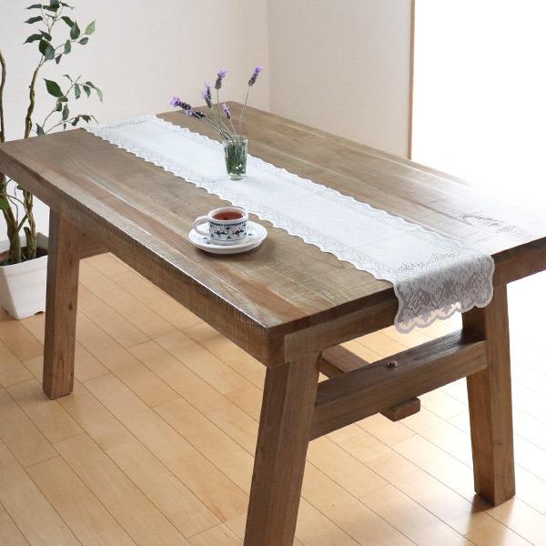 テーブルセンター 24cm×180cm 撥水加工 テーブルランナー レース