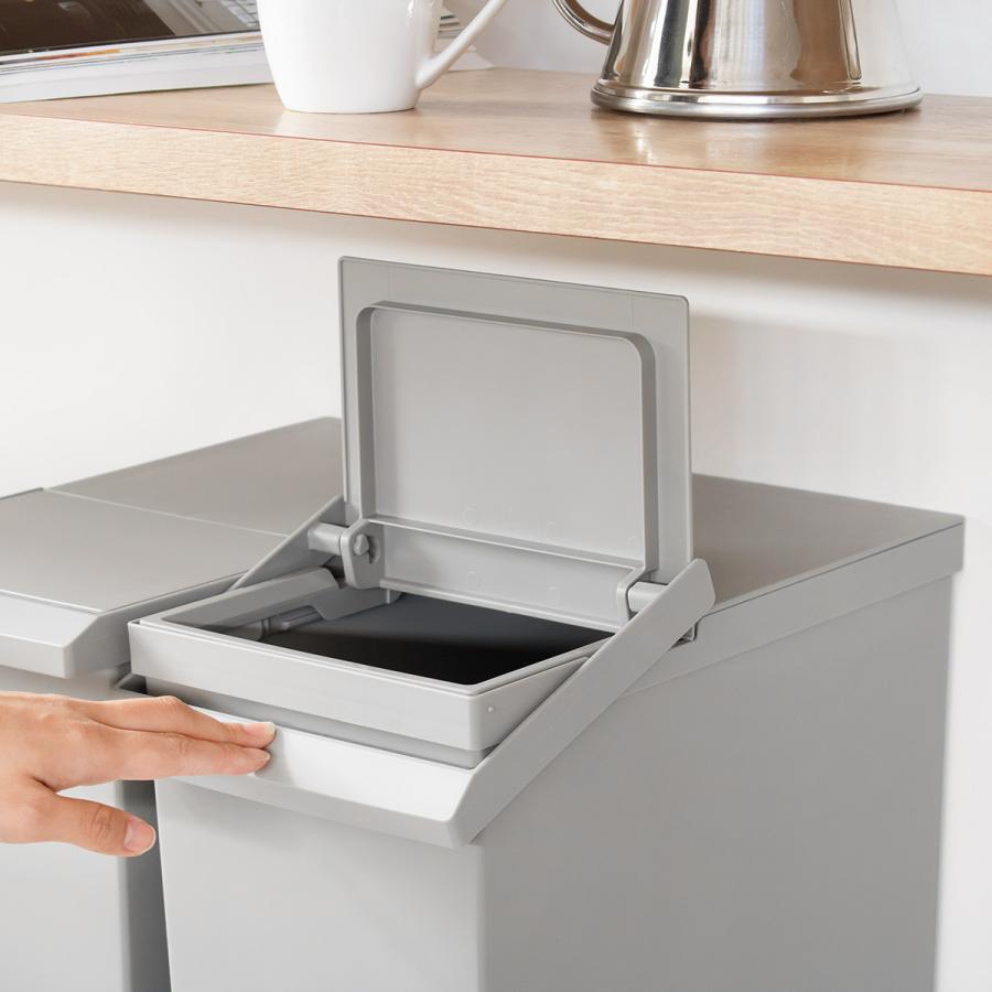 RISU（家具、インテリア） 特典付き ゴミ箱 30L TOSTE レバー